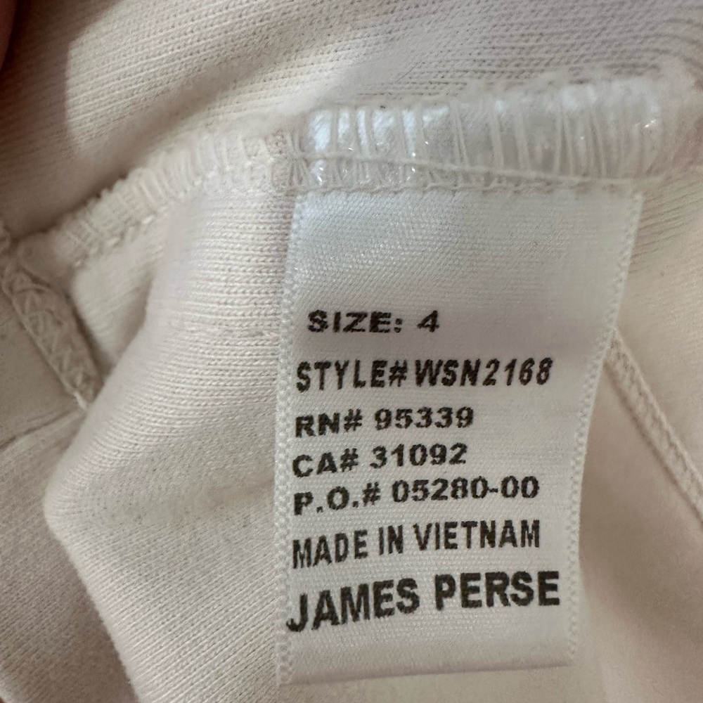 James Perse Double-Breasted Cream Pea Coat - Picture 6 of 7